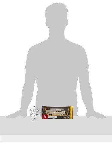 BBURAGO 1:24 automodelis Porsche 356B Coupe, 18-22079 CM