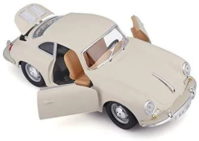 BBURAGO 1:24 automodelis Porsche 356B Coupe, 18-22079 CM