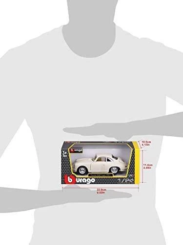 BBURAGO 1:24 automodelis Porsche 356B Coupe, 18-22079 CM