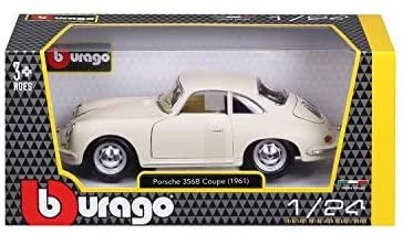 BBURAGO 1:24 automodelis Porsche 356B Coupe, 18-22079 CM