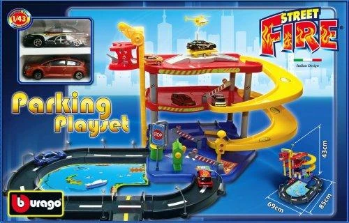 Bburago STREET FIRE PARKIMISE MÄNGUKOMPLEKT