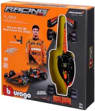 Bburago BBU 1:24 modelis KIT F1 McLaren MCL38 L.Norris 28504