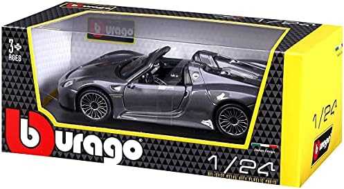 BBU 1:24 Porsche918 Spyder pilkas 21076GY 08186