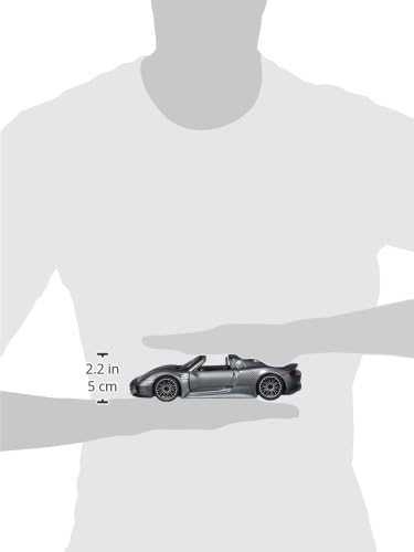 BBU 1:24 Porsche918 Spyder pilkas 21076GY 08186