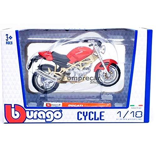 BBURAGO 1/18 motociklas, asort., 18-51030