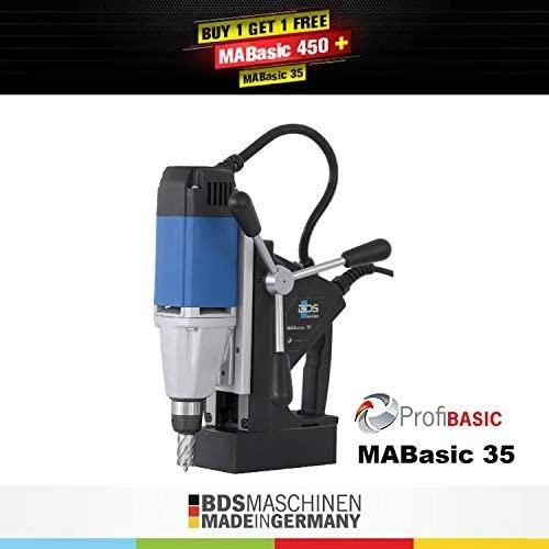 Stacionarus gręžtuvas BDS MABasic 450; 1050 W; elektrinis; magnetinis