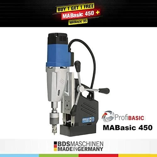 Stacionarus gręžtuvas BDS MABasic 450; 1050 W; elektrinis; magnetinis