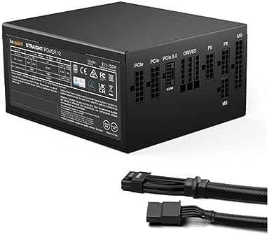 LISTAN BE QUIET Straight Power 12 750W platininis ATX maitinimo šaltinis