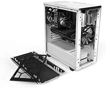 DARBUOTI! BGW35 Be Quiet! Pure Base 500 Window, baltas, ATX, M-ATX, mini-ITX dėklas