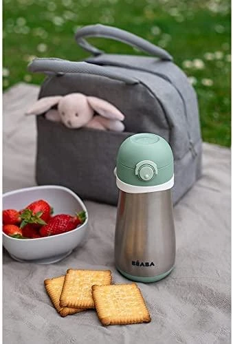 Beaba metalinė gertuvė nuo 18 mėn., 350 ml, spalva: žalia
