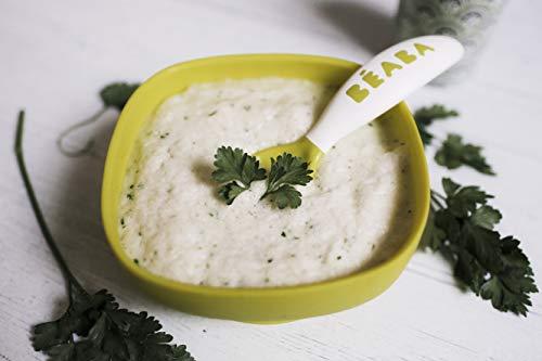 Silikoninis dubenėlis prilimpančiu dugnu Beaba, žalias