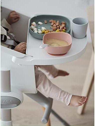 Beaba silikoninis 4 vnt. pietų rinkinys, spalva: eucalyptus