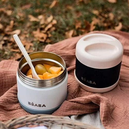 BEABA THERMO MAISTO INDELIS, 500 ML, NIGHT Mėlynas/LIGHT Rožinis