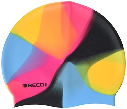 Beco beermann Kepuraitė plauk. unisex silik. 7391 990 juodas/mult