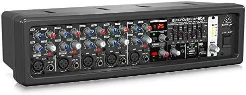Behringer PMP550M garso pultas, 5 kanalai, 20 - 20000 Hz, juodas