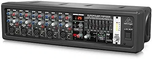 Behringer PMP550M garso pultas, 5 kanalai, 20 - 20000 Hz, juodas