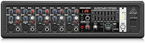 Behringer PMP550M garso pultas, 5 kanalai, 20 - 20000 Hz, juodas