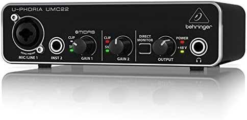 Garso plokštė Behringer UMC22
