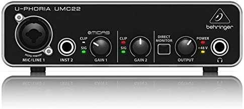 Garso plokštė Behringer UMC22