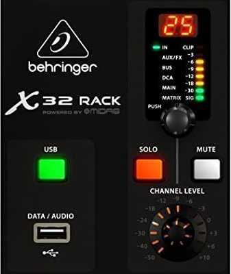 Behringer X32 Rack 40 kanalai 10 – 22000 Hz Juoda
