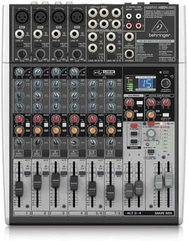 Behringer Xenyx 1204USB audio mixer 12 channels Pilkas