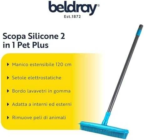 Beldray LA024350TQFEU7 Pet Plus šluota su guminiu antgaliu