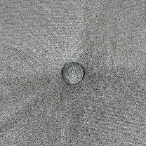 Beliani 3 vietų sofa LENVIK, veliūrinė, pilka