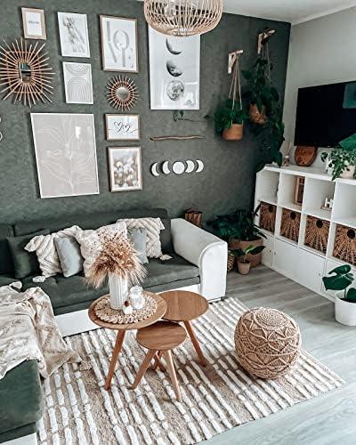Beliani Kilimas AHIRLI smėlio spalvos 120 x 180 cm medvilninis