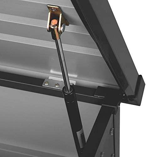 Beliani Sodo dėžė CEBROSA 132 cm 62 cm pilka