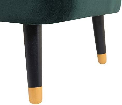 Beliani Trijų vietų sofa ALSVAG, smaragdo spalvos veliūras