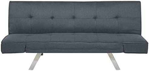 Beliani Trivietė išskleidžiama sofa BRISTOL tamsiai mėlyna