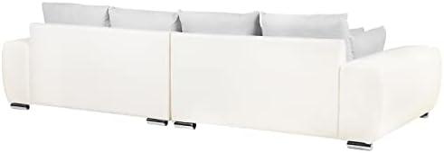 Beliani 4 vietų sofa TORPO šviesiai smėlio spalvos