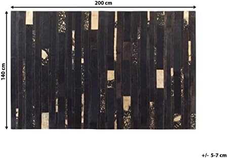 Beliani Kilim ARTVIN rudas 140x200 cm iš natūralios odos
