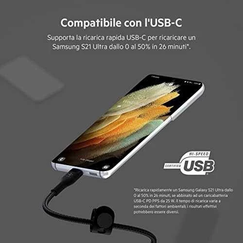 Belkin BOOST↑CHARGE PRO Flex USB cable 1 m USB 2.0 USB C Juodas