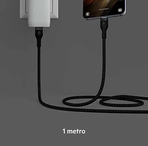 Belkin BOOST↑CHARGE PRO Flex USB cable 1 m USB 2.0 USB C Juodas