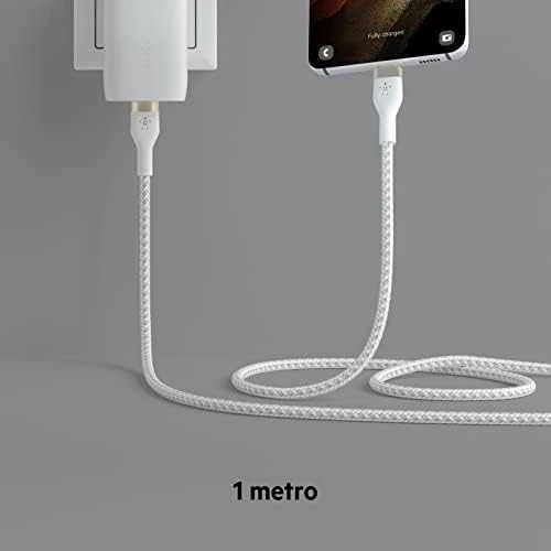Belkin Flex USB-C/USB-C iki 60W 1m, baltas CAB011bt1MWH