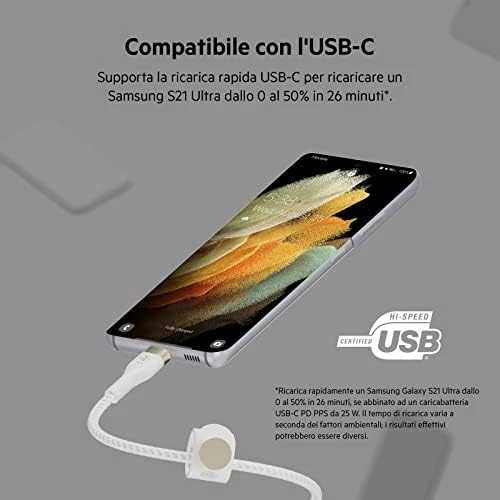 Belkin Flex USB-C/USB-C iki 60W 1m, baltas CAB011bt1MWH