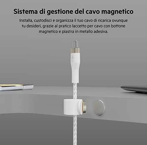 Belkin Flex USB-C/USB-C iki 60W 1m, baltas CAB011bt1MWH
