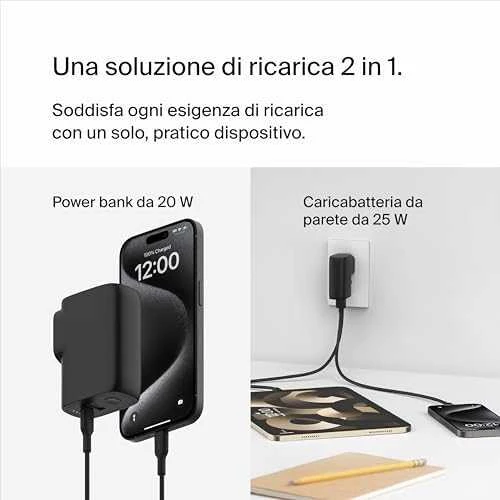 Belkin 2-in-1 įkroviklio naudojimo demonstracija