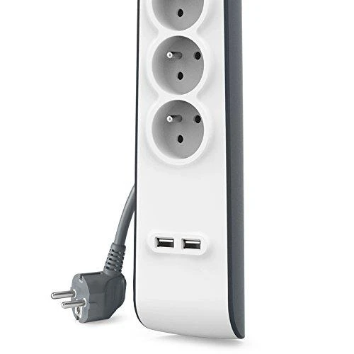 Maitinimo Blokas - Belkin BSV401CA2M 4 AC Lizdai 2m Juodas/Baltas