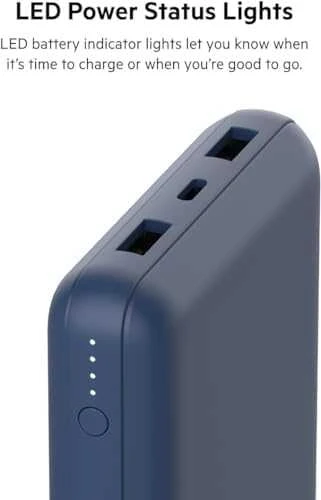 Išorinė baterija - Belkin 20000mAh, mėlyna