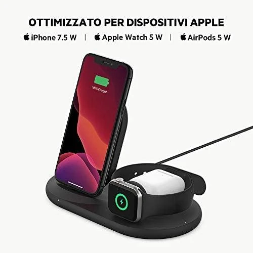 Belkinas | „Trys viename“ belaidis įkroviklis „Apple“ įrenginiams | PAdidinkite įkrovimą