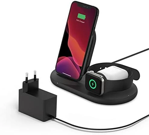 Belkinas | „Trys viename“ belaidis įkroviklis „Apple“ įrenginiams | PAdidinkite įkrovimą