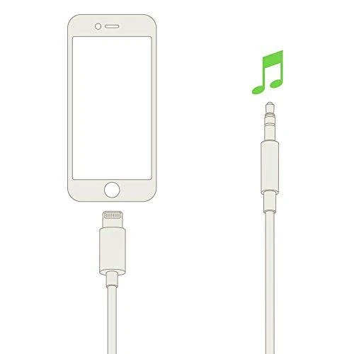 Belkin Lightning iki 3,5 mm kabelis AV10172bt03-BLK Juodas
