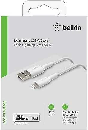 „Lightning“ Kabelis - Belkin CAA001BT3MWH 3 M Baltas
