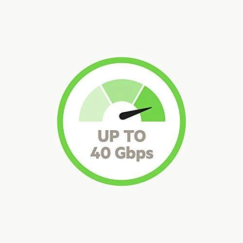 Belkin Thunderbolt 3 kabelių USB-C 40Gb/s 100W 0,8m F2CD084bt0.8MBK