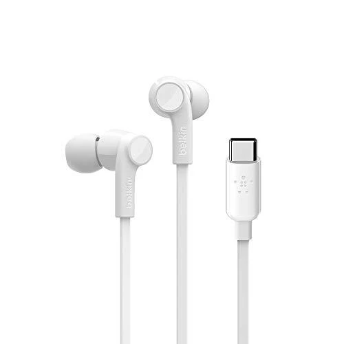 Ausinės Belkin SOUNDFORM G3H0002btWHT USB-C balta