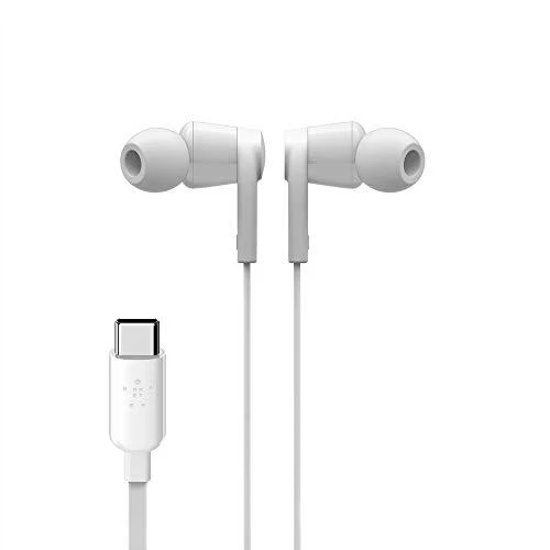 Ausinės Belkin SOUNDFORM G3H0002btWHT USB-C balta
