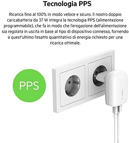 Maitinimo Adapteris - Belkin Wcb007vf Wh Baltas AC Spartus Įkrovimas