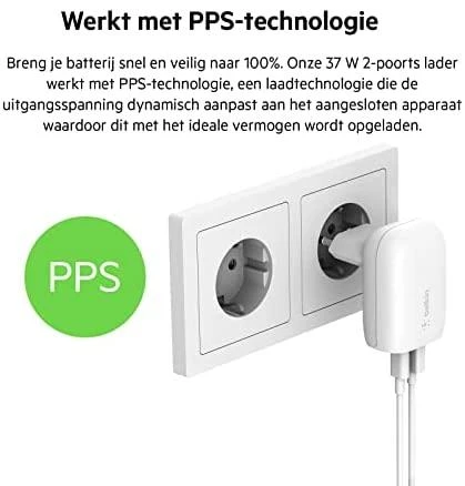 Maitinimo Adapteris - Belkin Wcb007vf Wh Baltas AC Spartus Įkrovimas